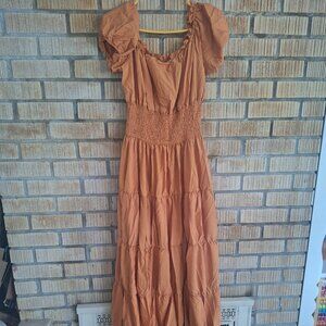 Italy inspired dress. Gold one available blue sold.